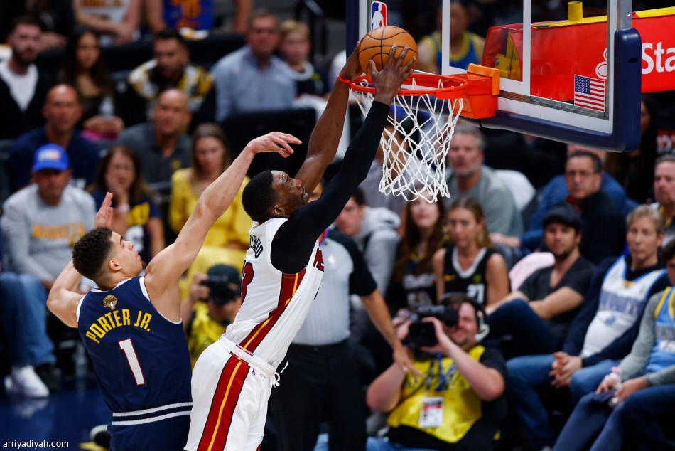 دوري سلة المحترفين الأمريكي.. ميامي يهزم دنفر في عقر داره