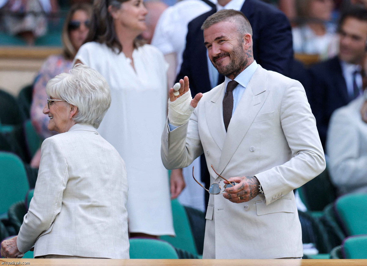 بيكهام وساوثجيت في ويمبلدون