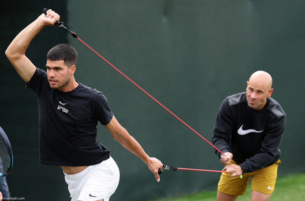 ألكاراز يستعد